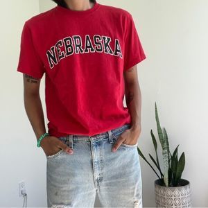 nebraska champion vintage college t-shirt